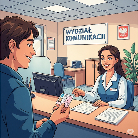 Отримання готового посвідчення водія категорії B в установі
